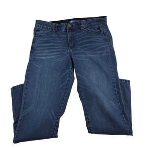 Democracy‎ Womens Size 16 Ab Solution Dark Wash Skinny Jeans Stretch Denim